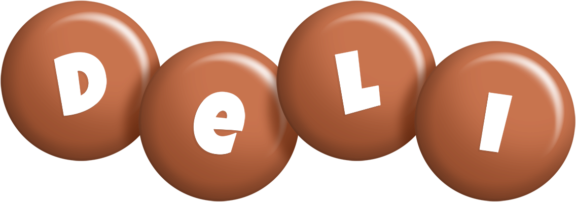 Deli candy-brown logo