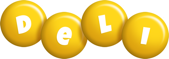 Deli candy-yellow logo