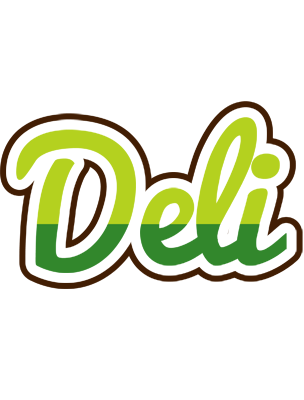Deli golfing logo