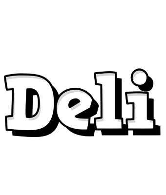 Deli snowing logo