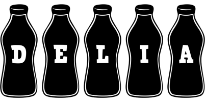 Delia bottle logo