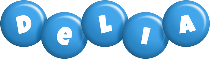 Delia candy-blue logo