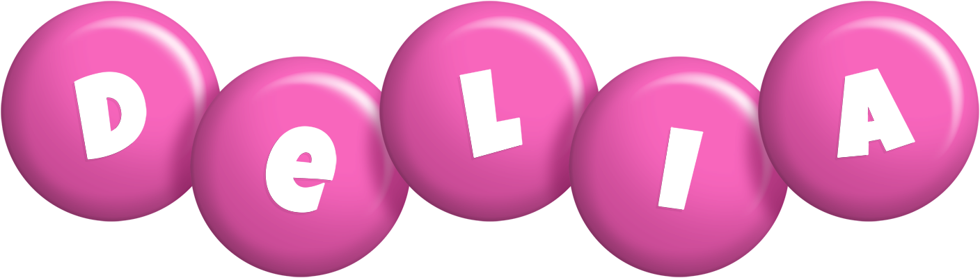 Delia candy-pink logo
