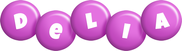 Delia candy-purple logo