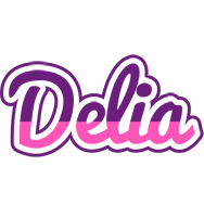 Delia cheerful logo