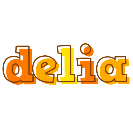 Delia desert logo