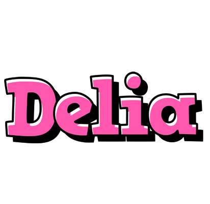 Delia girlish logo