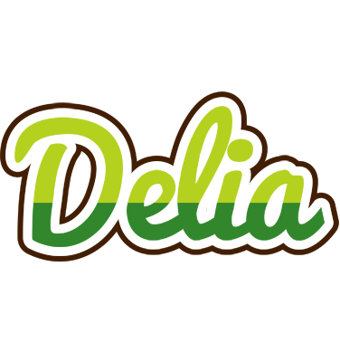 Delia golfing logo