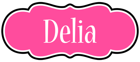 Delia invitation logo