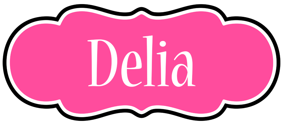 Delia invitation logo