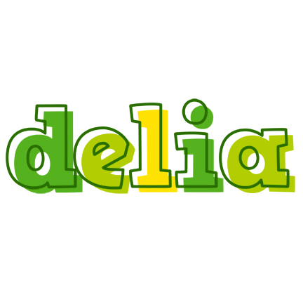 Delia juice logo