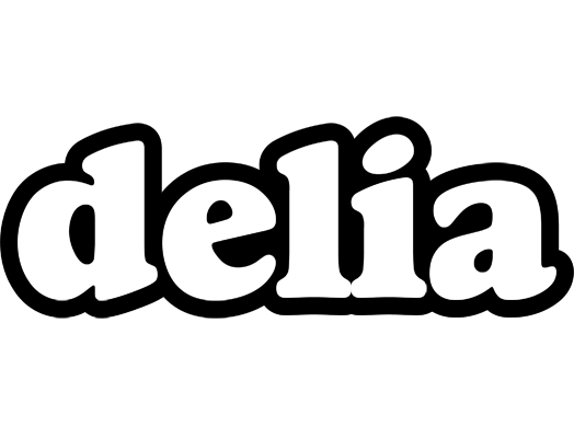 Delia panda logo