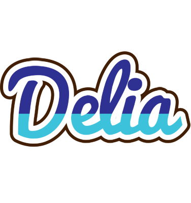 Delia raining logo