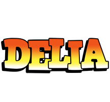 Delia sunset logo