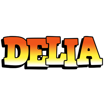 Delia sunset logo