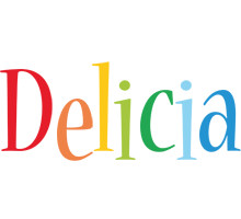 Delicia birthday logo