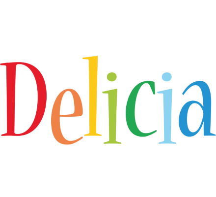 Delicia birthday logo