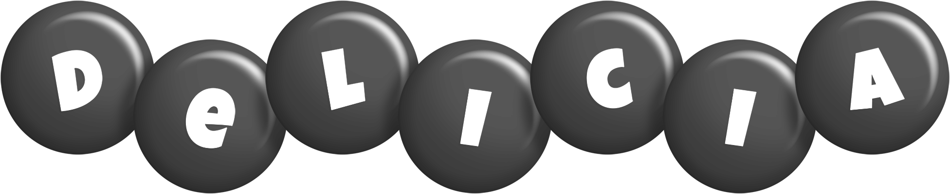 Delicia candy-black logo