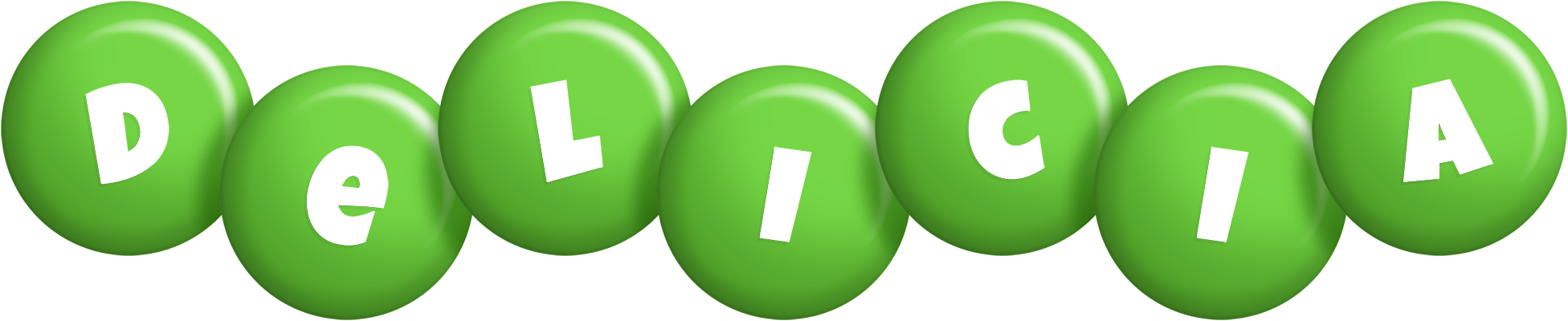 Delicia candy-green logo