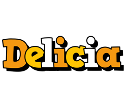 Delicia cartoon logo