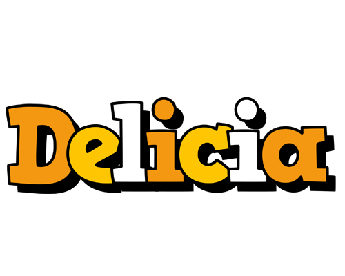 Delicia cartoon logo