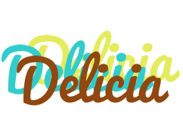 Delicia cupcake logo