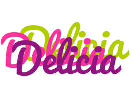 Delicia flowers logo