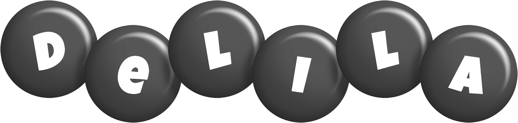 Delila candy-black logo