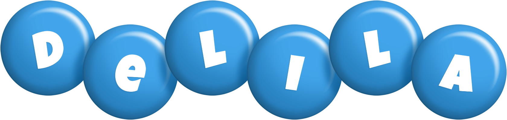 Delila candy-blue logo