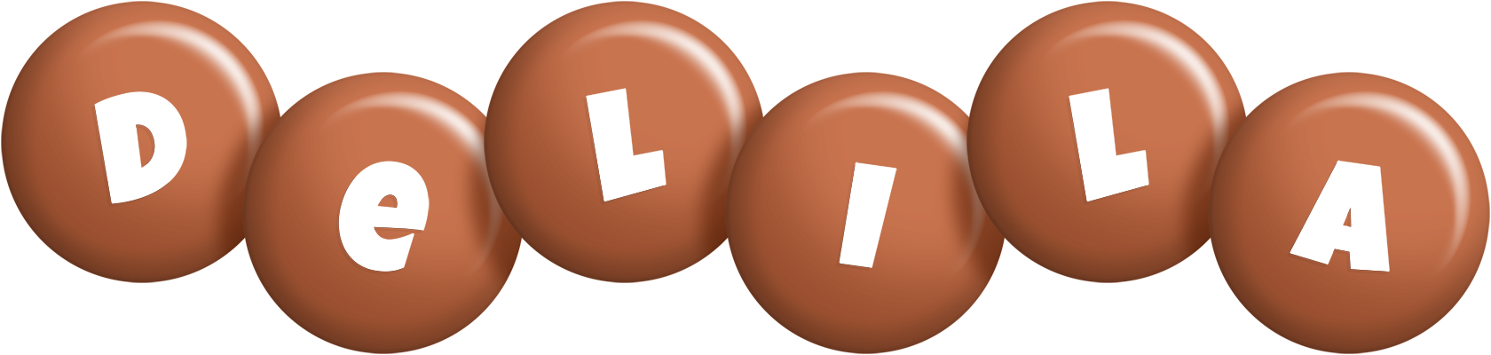 Delila candy-brown logo