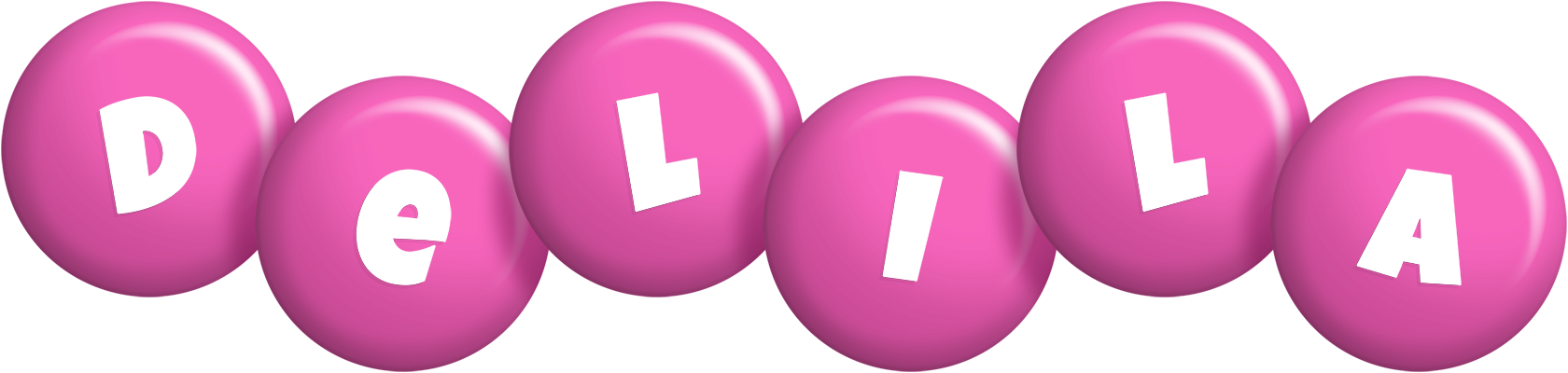 Delila candy-pink logo