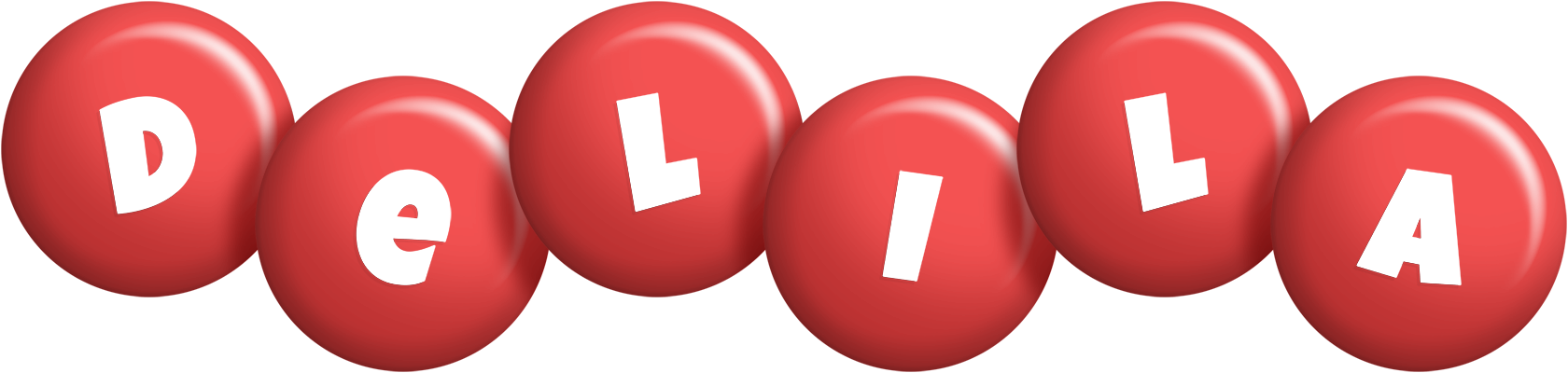 Delila candy-red logo