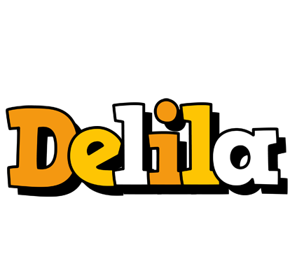 Delila cartoon logo