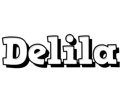 Delila snowing logo