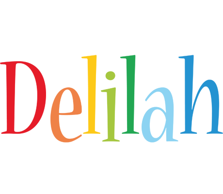 Delilah birthday logo