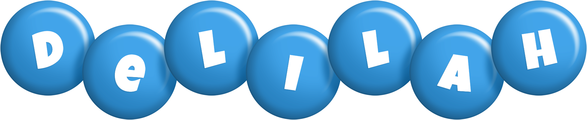 Delilah candy-blue logo
