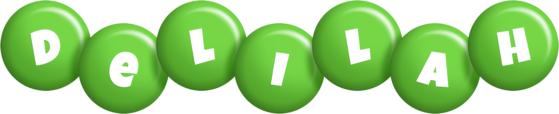 Delilah candy-green logo