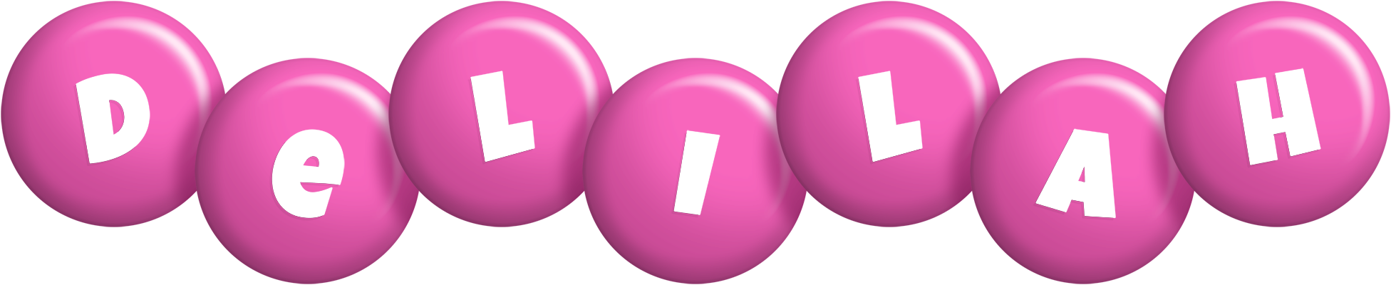 Delilah candy-pink logo