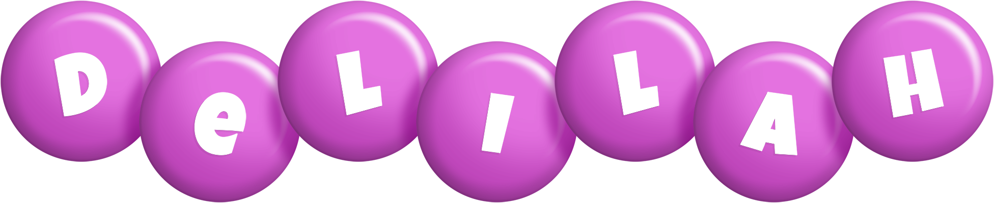 Delilah candy-purple logo