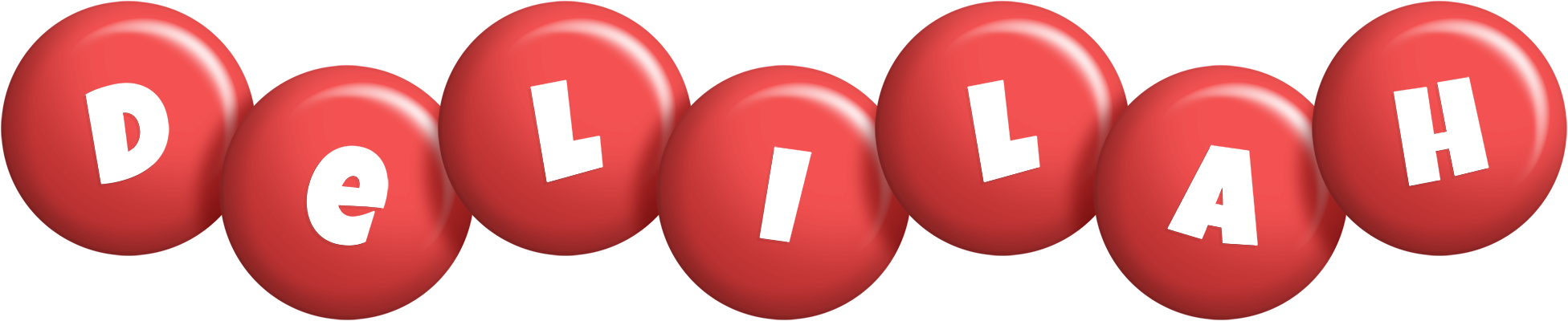 Delilah candy-red logo