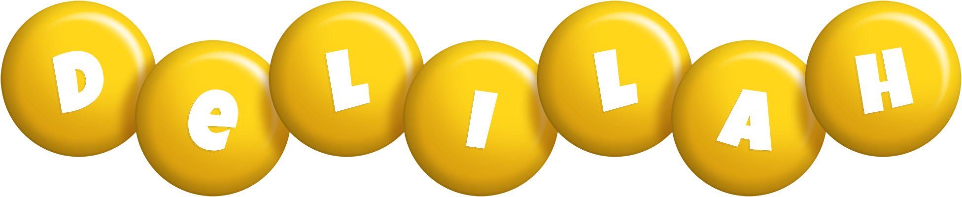 Delilah candy-yellow logo