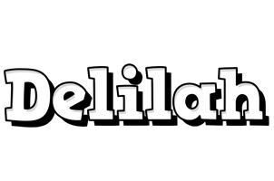 Delilah snowing logo