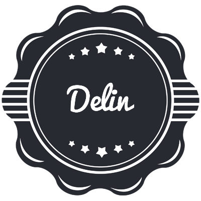 Delin badge logo