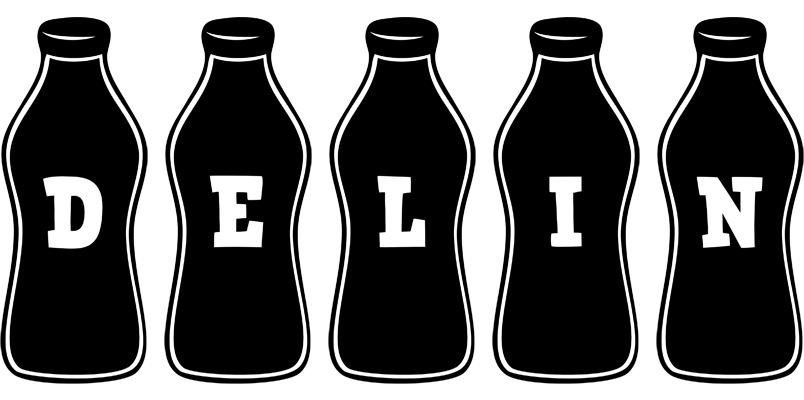 Delin bottle logo
