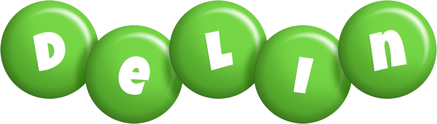 Delin candy-green logo