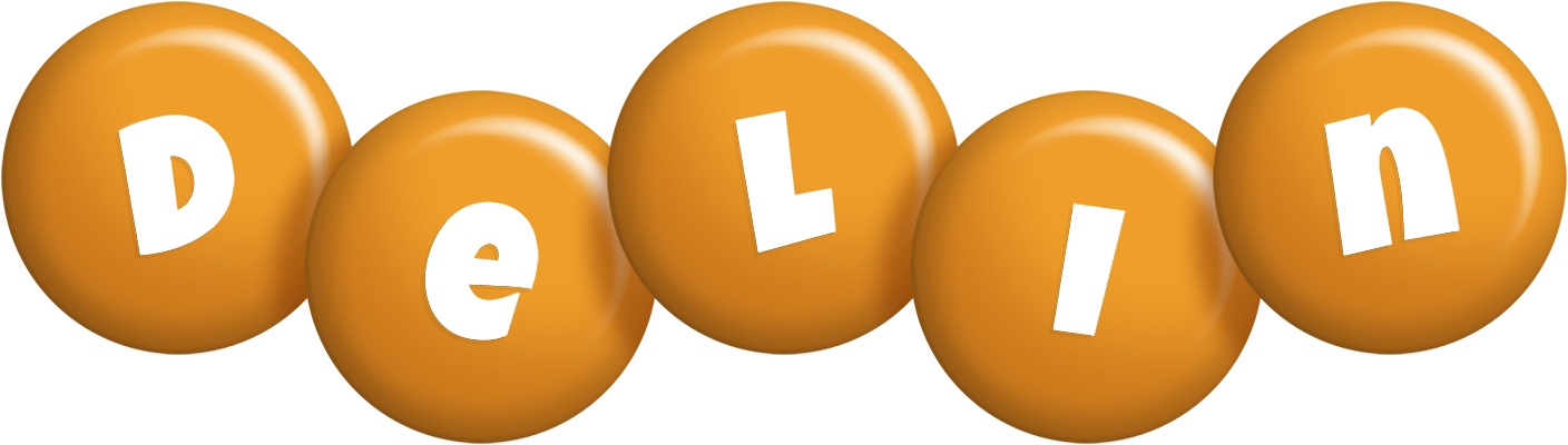 Delin candy-orange logo