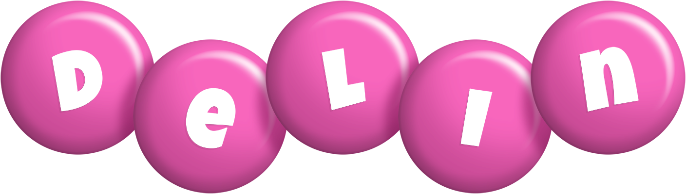 Delin candy-pink logo