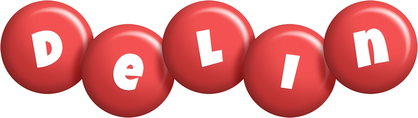Delin candy-red logo
