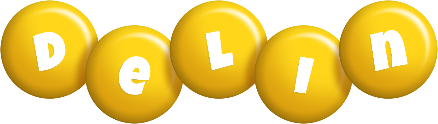 Delin candy-yellow logo