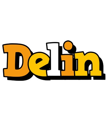 Delin cartoon logo
